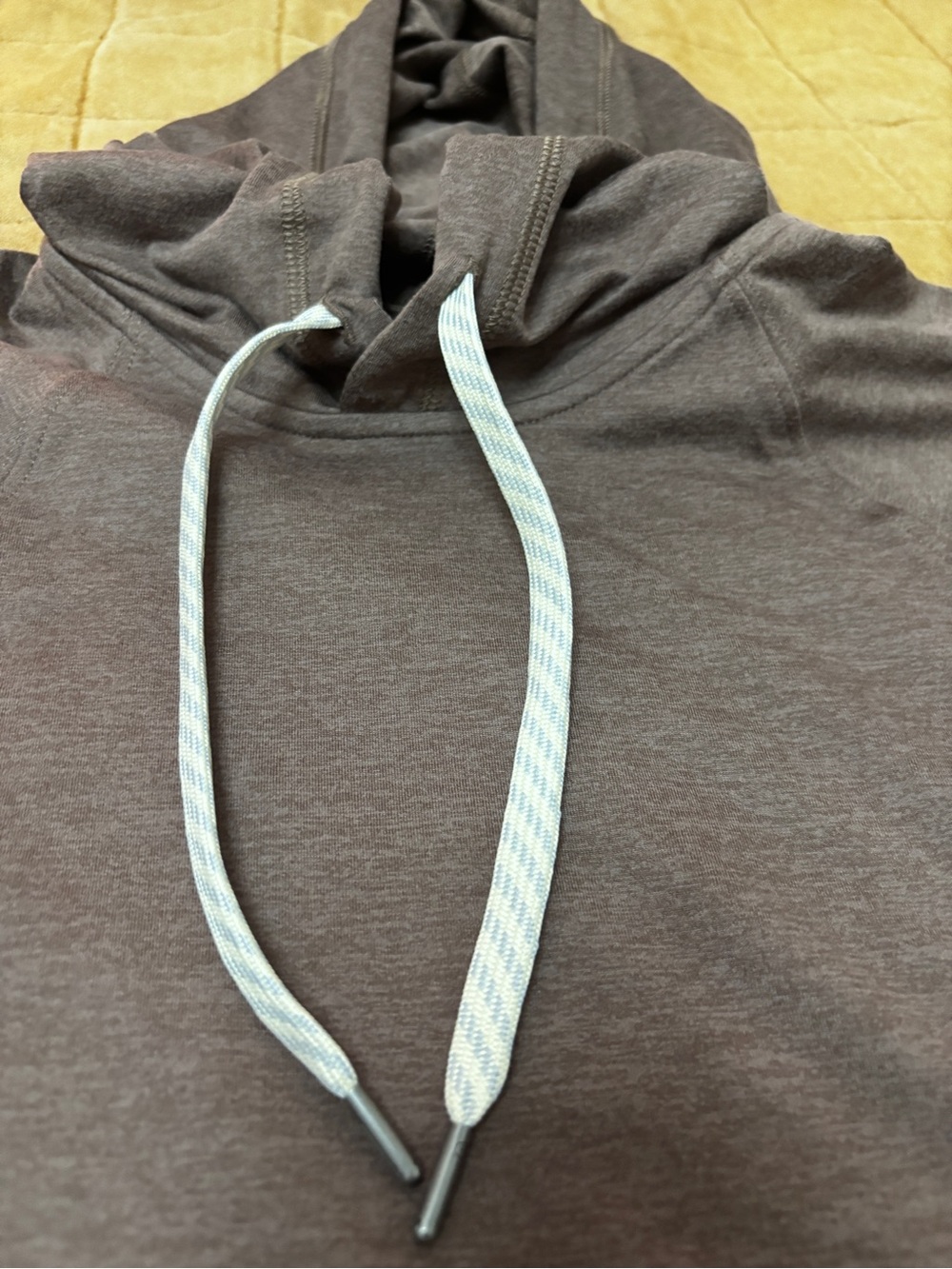 Vuori Women’s Brown Hooded Pullover Sweatshirt - Picture 3 of 6